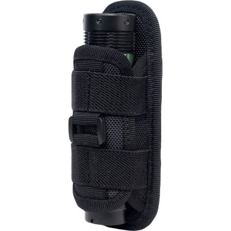 royaluxe -Lampe torche Tactique 360 degrés rotatif lampe de poche étui étui torche étui pour ceinture porte-torche portable chasse accessoires d'éclairage, étui de la torche 360 degrés rotatif (1/5)
