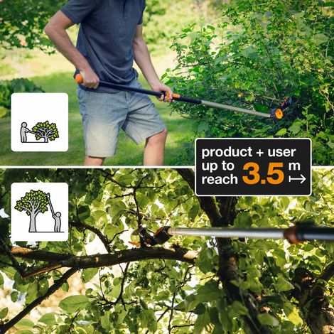 Fiskars UPX82 Podadora multifunción negra 3,5m