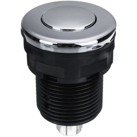 LaBlanc Pneumatic Push Button Switch for Bathtub, Spa, Waste, Waste, Black, 34mm,Black (1/3)