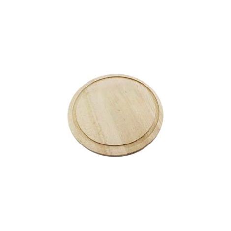 TAGLIERE ROTONDO IN FAGGIO CON SCANALATURA CM.24  cm.24    CALDER