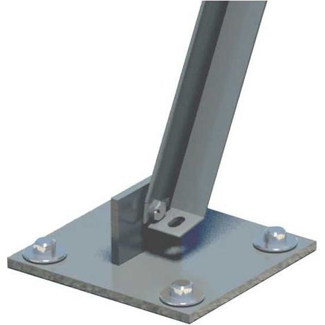 Plancha de relámpagos de 100x100 cm galvanizada SFB