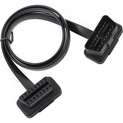 OBD2-Verlängerungskabel, 16-polig, Stecker-Buchse, 60 cm für die Fahrzeugdiagnose (1/5)
