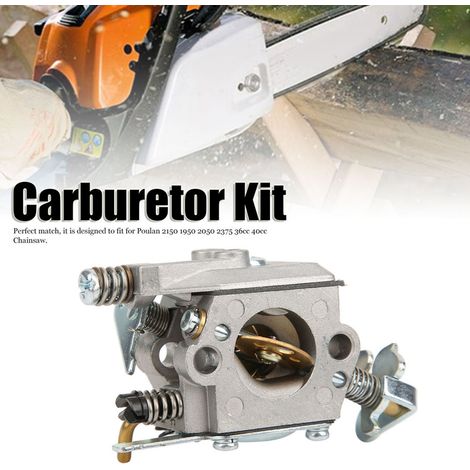 Kit de Joints de Carburateur pour Tronçonneuse Poulan 2150 1950 2050 2375 36cc 40cc Pièces de Rechange (1/5)