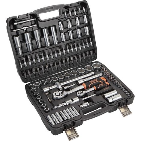 CHIAVE A BUSSOLA SET 108 PZ+CRICCHETTO