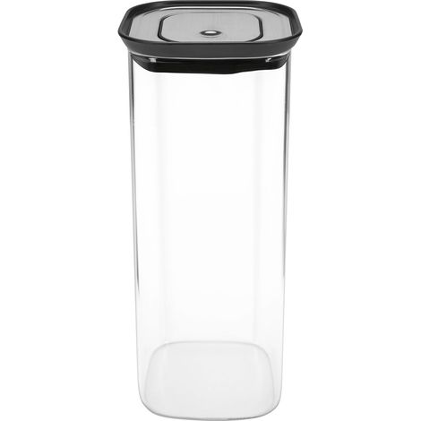 Recipiente de cocina, vidrio borosilicato/acero inoxidable, 1,9 l, 11 x 11 x 26 cm / Lurch (1/5)
