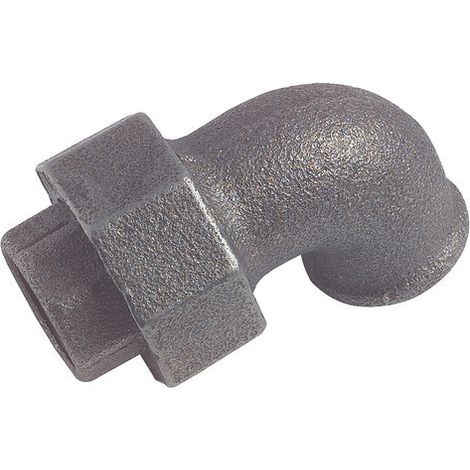 Lot de 10 raccords union coudés fonte noire à visser - femelle 1''1/4 (33/42)