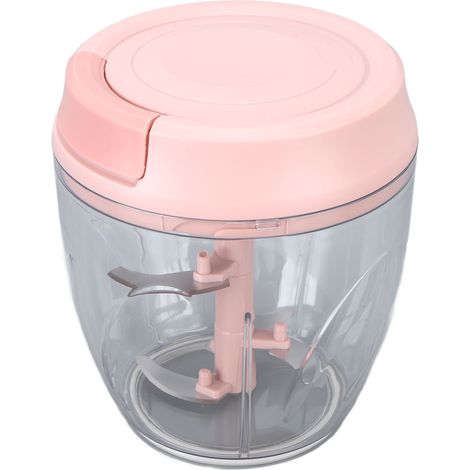 Mini hachoir à ail, rapide et efficace, design ergonomique, fond antidérapant confortable, ustensile de cuisine pour la cuisson L (1/5)