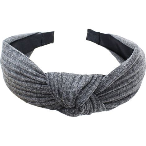 Lot de 4 bandeaux pour femme style vintage, couleurs gris foncé et vert, accessoires cheveux
