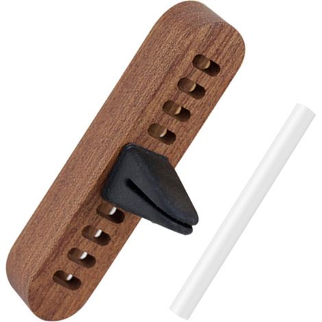 Car Essential Oil Diffusers, Walnut Wood Car Air Freshener, Car Scent, Aromatherapy Vent Clip, Aromatherapy Diffuser, Vehicle to Eliminate Odors (1/5)