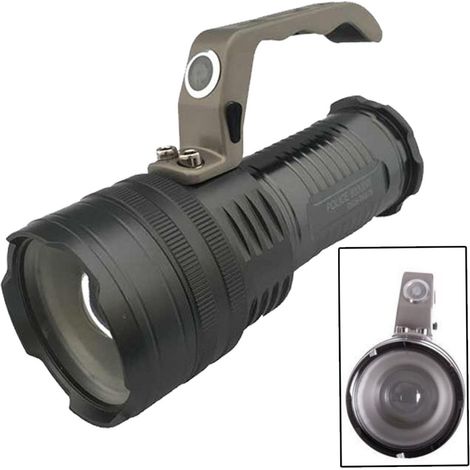 Torcia Led Cree T6 Zoom 800 Lumen Impermeabile Ricaricabile 3 Funzioni T808-t6 (1/3)