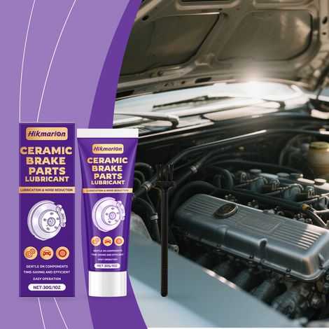 Car Lubricating Grease Kit - Daily Car Smoothing Grease, Cleaning Grease, Rust-Preventing Grease - Lubricant: 30g1, Brush1 -- BIEMMEDUE (1/5)