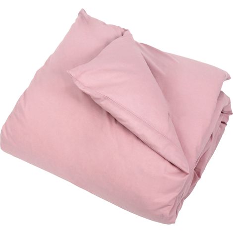 Housse de couette uni coton ALTO 140x200 cm (1/5)
