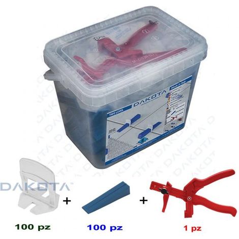 Kit Due Livelli - 100 incroci con distanziatori spessore 1,5 mm (1/3)