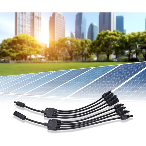 Parallelverbinder für Solarmodule, Photovoltaik-Verbinder, 4-fach-Verteiler, 1-zu-4-fach-Verteiler (1/5)