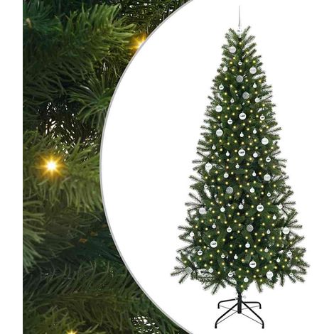Albero di Natale artificiale con 300 LED Verde 240 cm PE e PVC vidaXL (1/5)