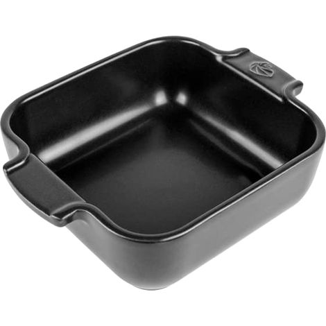 Peugeot Appolia Petite - Teglia da forno quadrata, 18 cm, colore: Nero satinato (1/5)