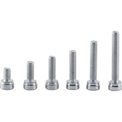 Vis M3 A2 Inoxydable Boulon à Six Pans Creux avec Écrous Hexagonaux Lot de Fixations Tête Cylindrique (1/5)