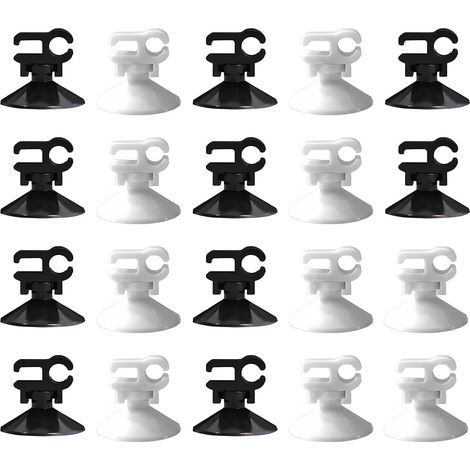 Colliers de serrage réglables pour tuyaux et tubes, 20 ventouses, pour l'entretien des aquariums, avec montage stable et réglage facile.-AquaForge (1/4)