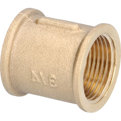 Manguito gwxgw de latón de 3/4" en línea (1/3)