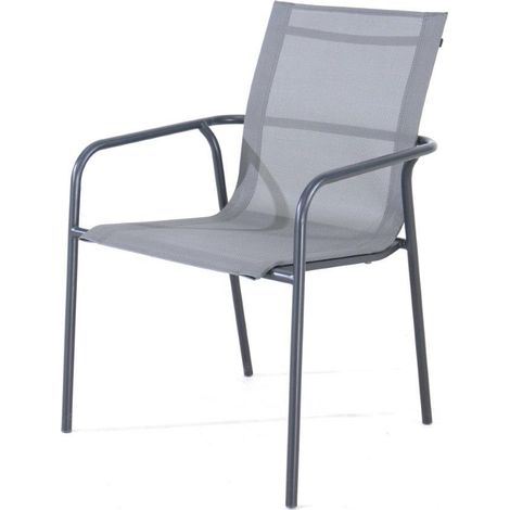 Poltrona da giardino mod. Bend antracite art. M0772-38
