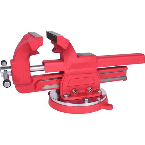 KS TOOLS Tornillo de banco paralelo con plato giratorio 167 mm - 914.0040 (1/4)