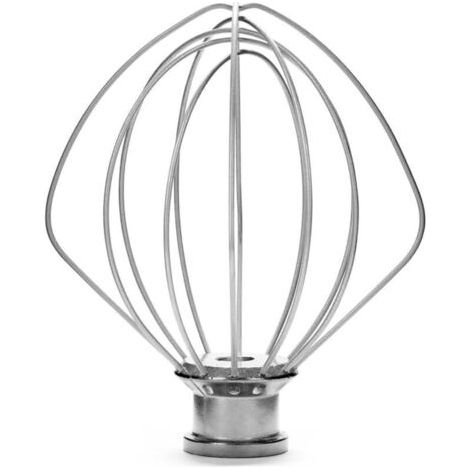 Frusta in acciaio inox compatibile con il robot da cucina KitchenAid 5KSM5THWSS (K45WW).