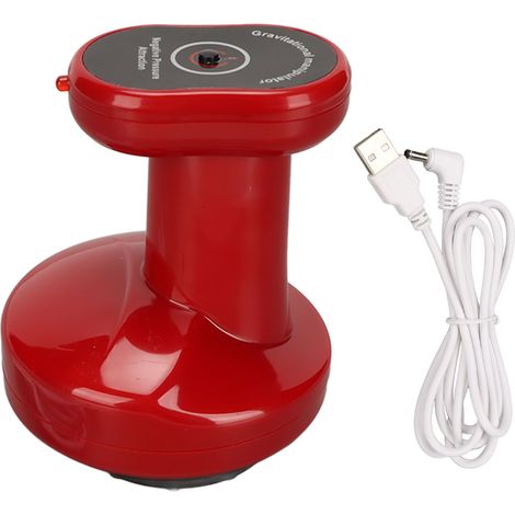 Set de 2 Ventouses Massantes Rouges avec Chauffage Thermostatique, 2 Niveaux de Force, Appareil de Thérapie Gua Sha à Usage Domestique, Prise Secteur (1/5)