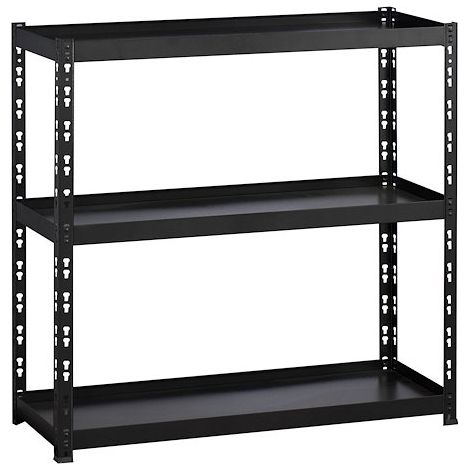 Rayonnage Combi H 97 cm - Tablettes métal avec rebords - Maxiburo (1/2)