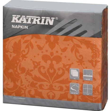 Servilletas Decosoft Vict. 40x40 terracota
