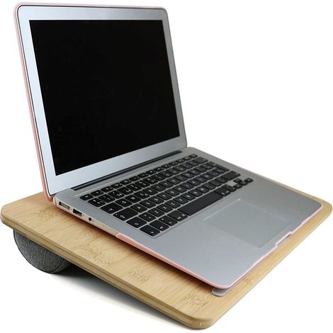 Support Ordinateur Portable Lit et Canapé, Plateau en Bambou (1/5)