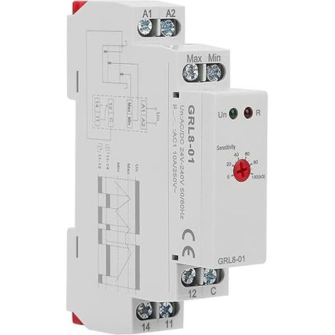 Líquido GRL8-01 Controlador Líquido Nivel Control agua Nivel Control Relay 10 A AC/DC 24V-240V (1/5)