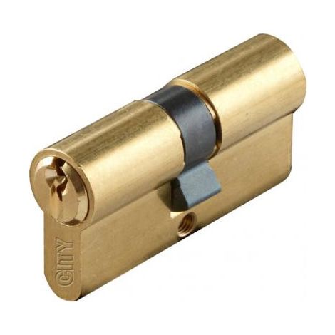 Cylindre City ISEO 30x50mm laiton poli - variure V05 KCF001921 - 520930429V05