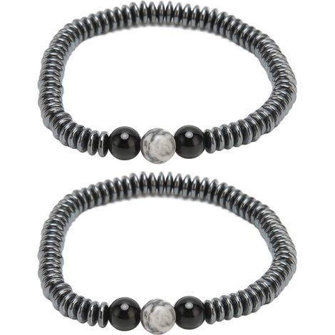 2pcs Bracelet magnétique homme femme brûle-graisse ultra fort magnétothérapie guérison (1/5)