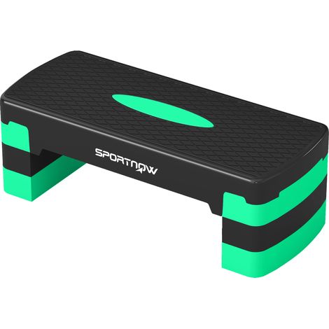 SPORTNOW Stepper Aerobico Regolabile, Piattaforma Altezza Regolabile (1/5)