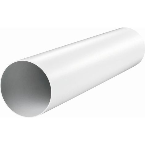 Tube rond 125 mm pour conduit de ventilation 500 mm