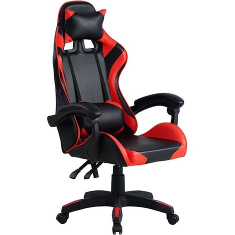 Poltrona gaming Mek rosso nera EFFEZ (1/3)