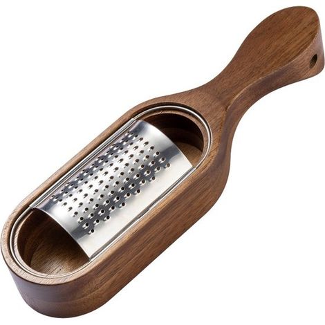 Rallador de cocina de alta calidad con carcasa de madera (1/5)