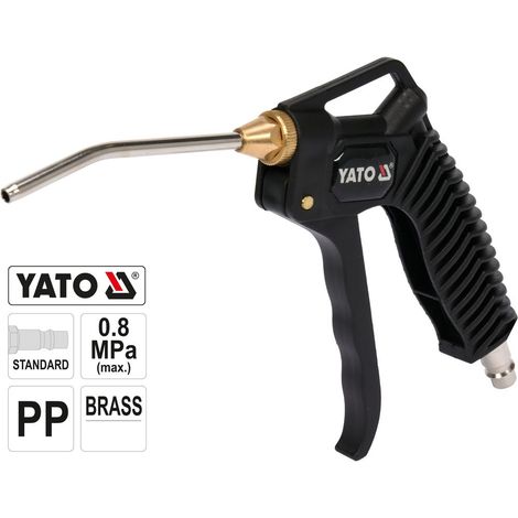 Druckluft Ausblaspistole Reinigungspistole Luftpistole Verlängerung Blaspistole 1/4 Zoll (1/7)