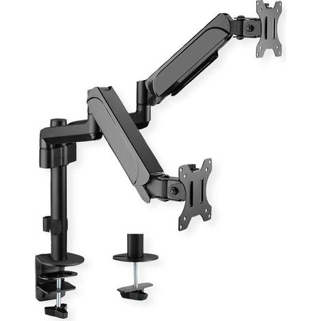 Value Anpassbarer LCD-Monitorhalter schwarz für Schreibtisch