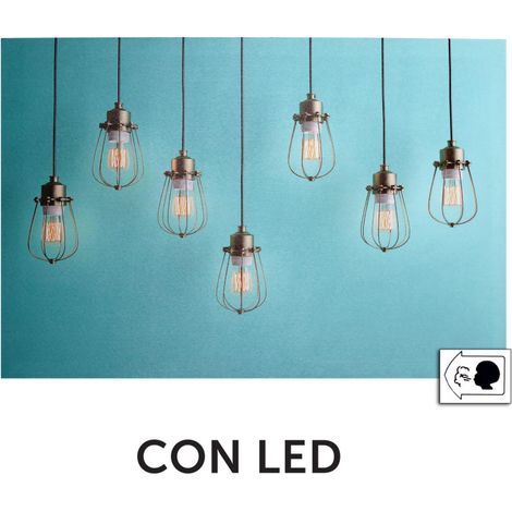 Quadro led lampadine cm 60x40x1 (1/4)
