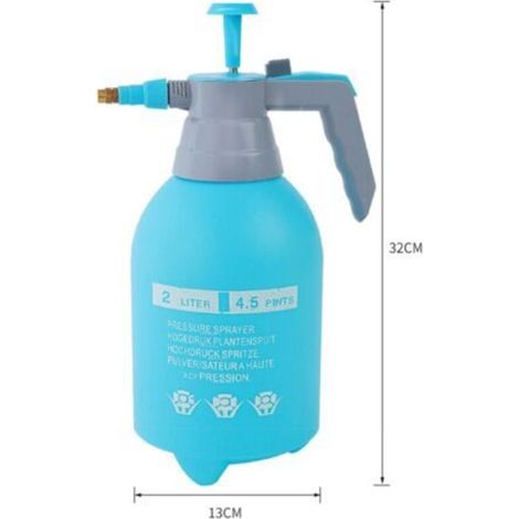 Bouteille Pulvérisation - 2 L - Pour Arrosage Jardin Balcon Cour - Pulvérisateur Haute Pression Air - 1 Pièce (1/5)