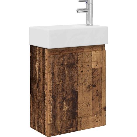 Maison Exclusive - Badezimmer Waschtischunterschrank mit Wasserha (1/5)