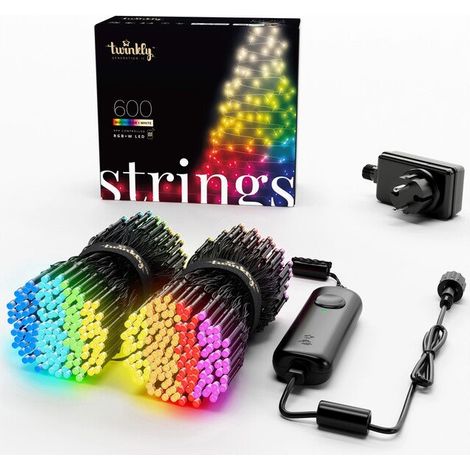 [GEBRAUCHT] B-Ware Twinkly Lichterkette 600 LEDs 48m LED Dekolicht für Innen und Außen Bluetooth (1/2)