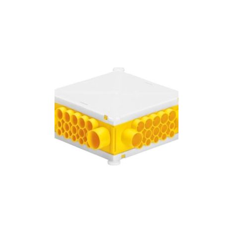 Legrand – Boîte d'encastrement murale pour cloisons sèches – 190x190x80mm – Plastique sans halogène – 68 entrées défonçables – IP20 – IK04 (1/6)