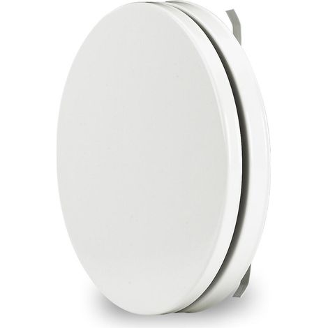 Helios MTVZ 100 Metall-Tellerventil Zuluft, für stufenlose Einstellung, DN 100, Metall, Weiß