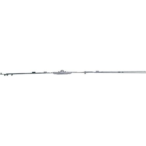 Crémone OB JET F7,5 DF L 810 mm cote D 200 mm fixe avec rampe 1 galet - FERCO