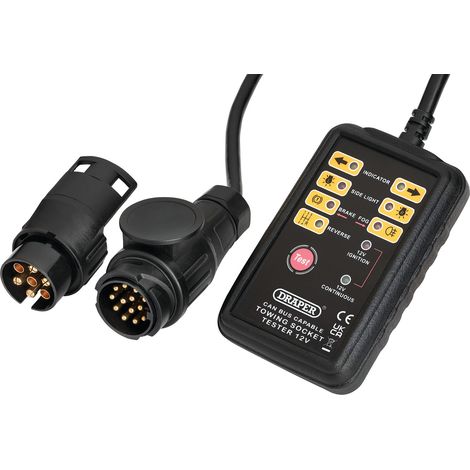 Draper 27198 CAN Bus 13 and 7-Pin Towbar Socket Tester (1/2)