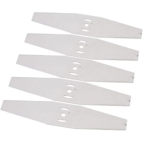 Lot de 5 Lames de Rechange pour Tondeuse à Gazon Électrique Outils de Jardinage- (1/4)