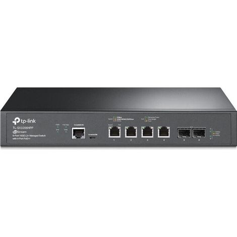 Switch Gestionable TP-Link Omada JetStream TL-SG3452X 52 Puertos/ RJ-45 10/100/1000/ SFP+ 10GBE (1/4)