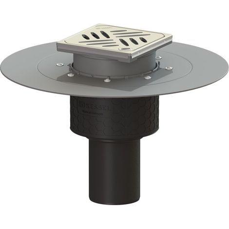 KESSEL 48678.63 Bodenablauf Ecoguss Klebeflansch (1/2)